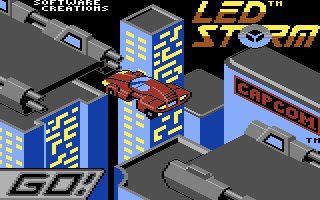 L.E.D. Storm screenshot 2 for Commodore 64